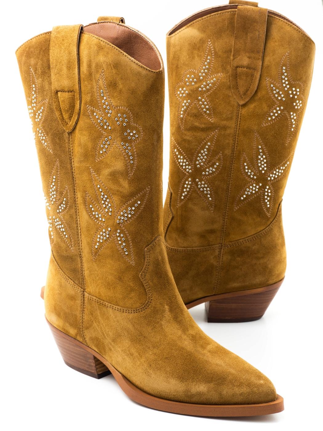 Bota Campera Mujer Alpe 5543 Cuero