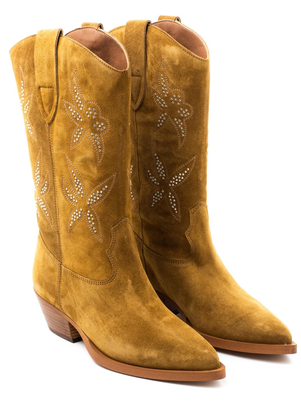 Bota Campera Mujer Alpe 5543 Cuero