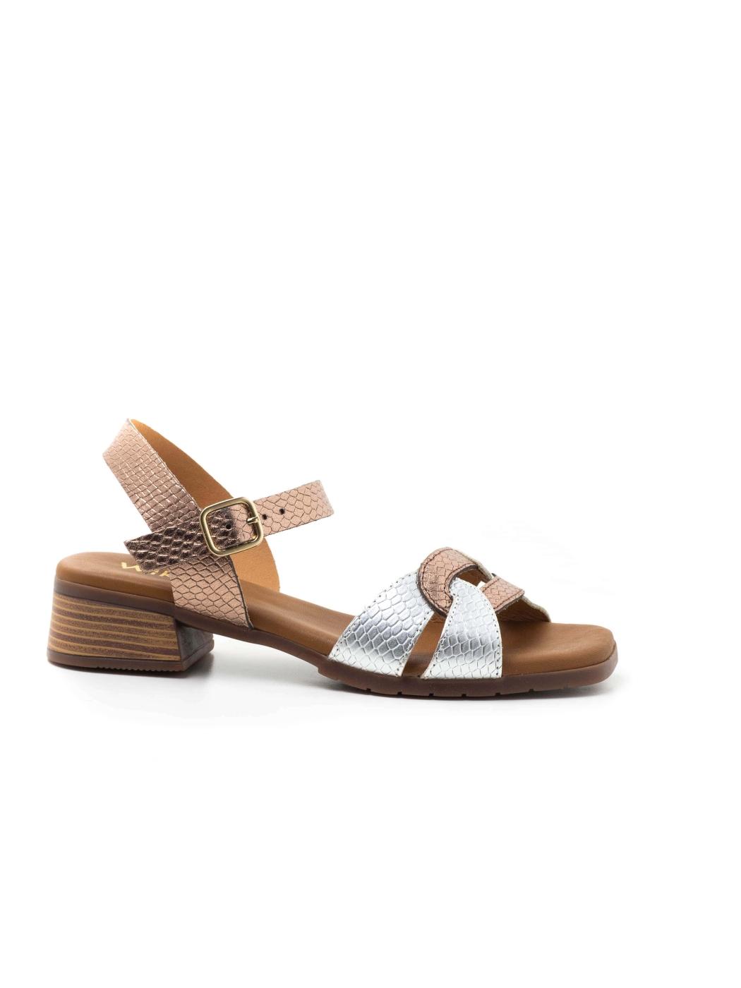 Sandalia Mujer Wikers T-151782 Plata